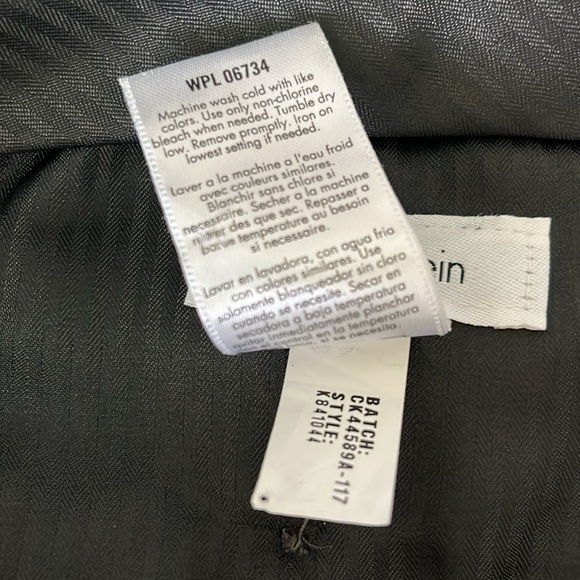 Calvin Klein Boys Dress Pants size Youth 12 Grey - Picture 7 of 7